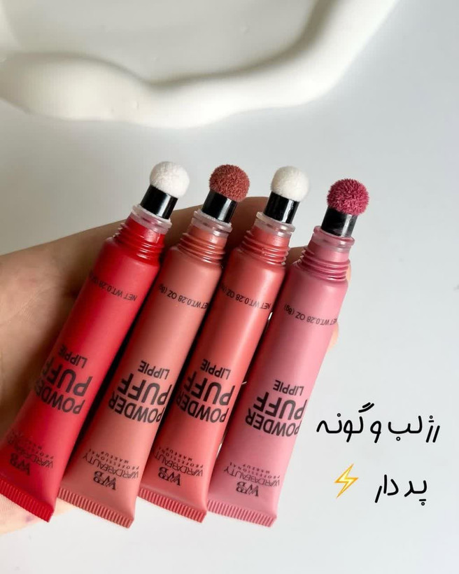 رژ لب مایع پودری ریموکو مدل Powder Puff Lippie